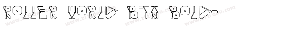 Roller World BTN Bold字体转换